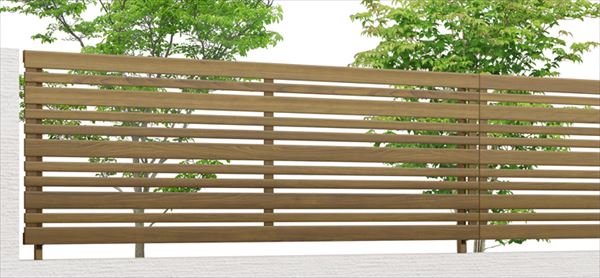 木質表現にこだわり抜いたアルミ製木目調フェンス